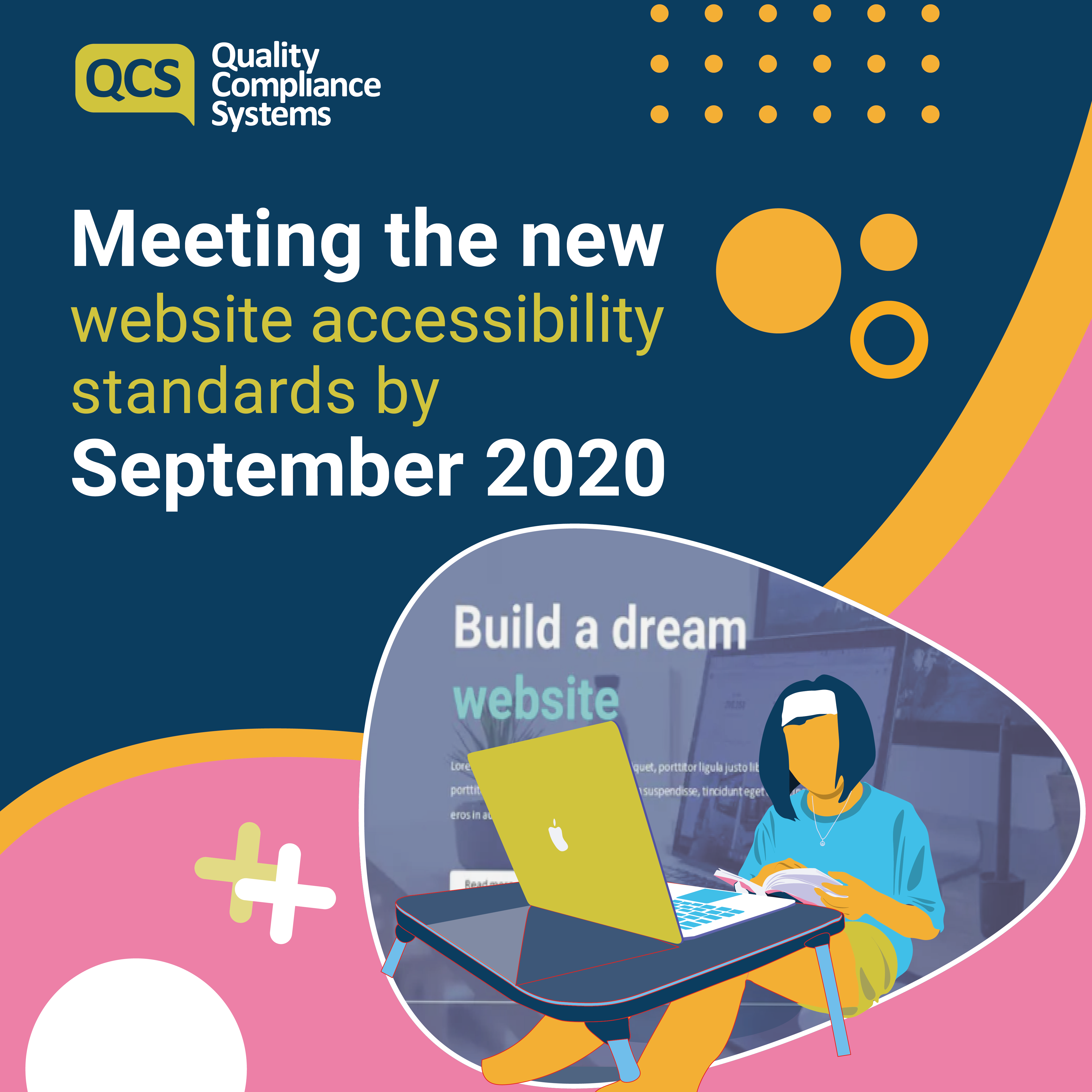 Meeting The New Website Accessibility Standards By September 2020 GPs   Social Post Meeting The New Website Accessibility Standards 1080x1080 