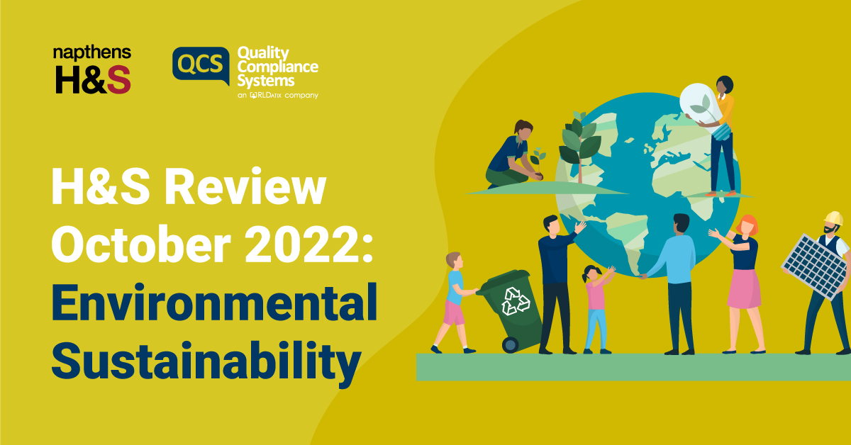 Monthly H&S Review - October 2022: Environmental Sustainability ...